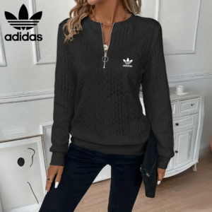 AD® Trefoil Knit Half-Zip